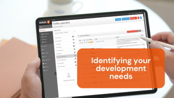 Identifying your development needs on an iPad