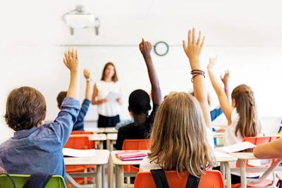 Teacher in the classroom